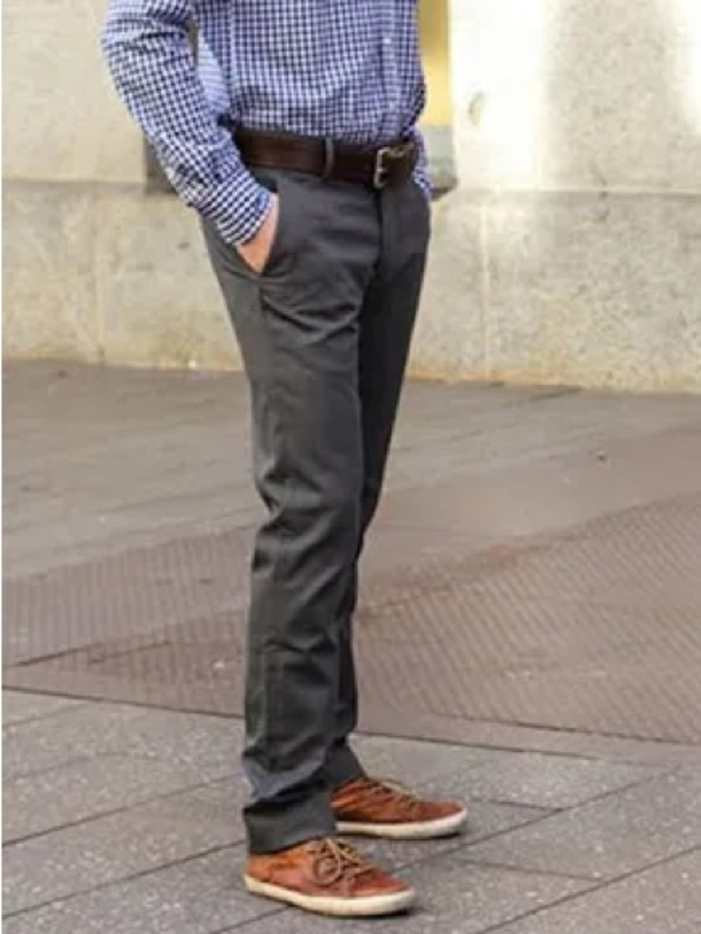 Gustin Slim Grey Wash Pants